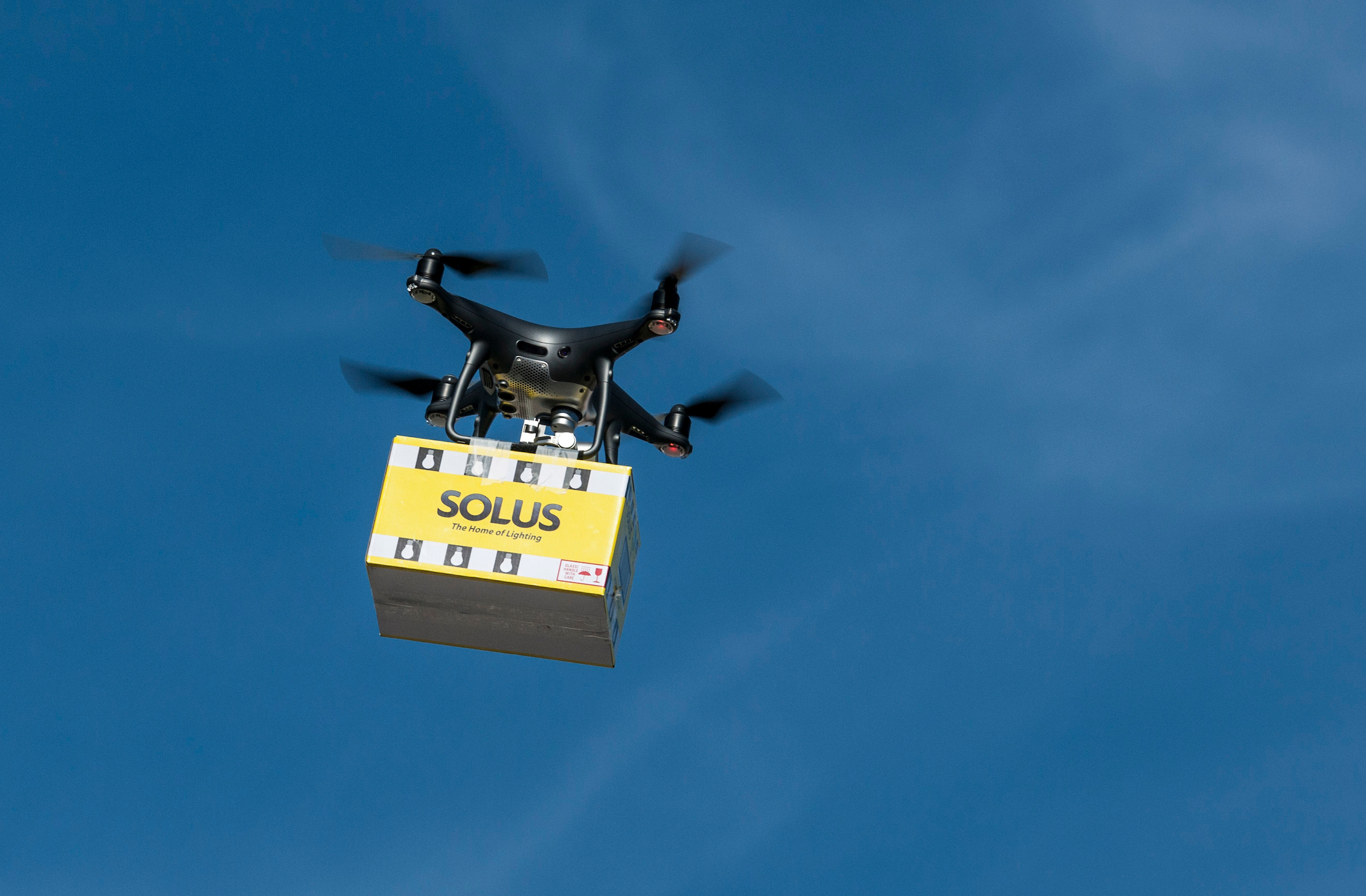 Sky is the Limit for Solus as They Pilot Ireland’s First Retail Drone Delivery